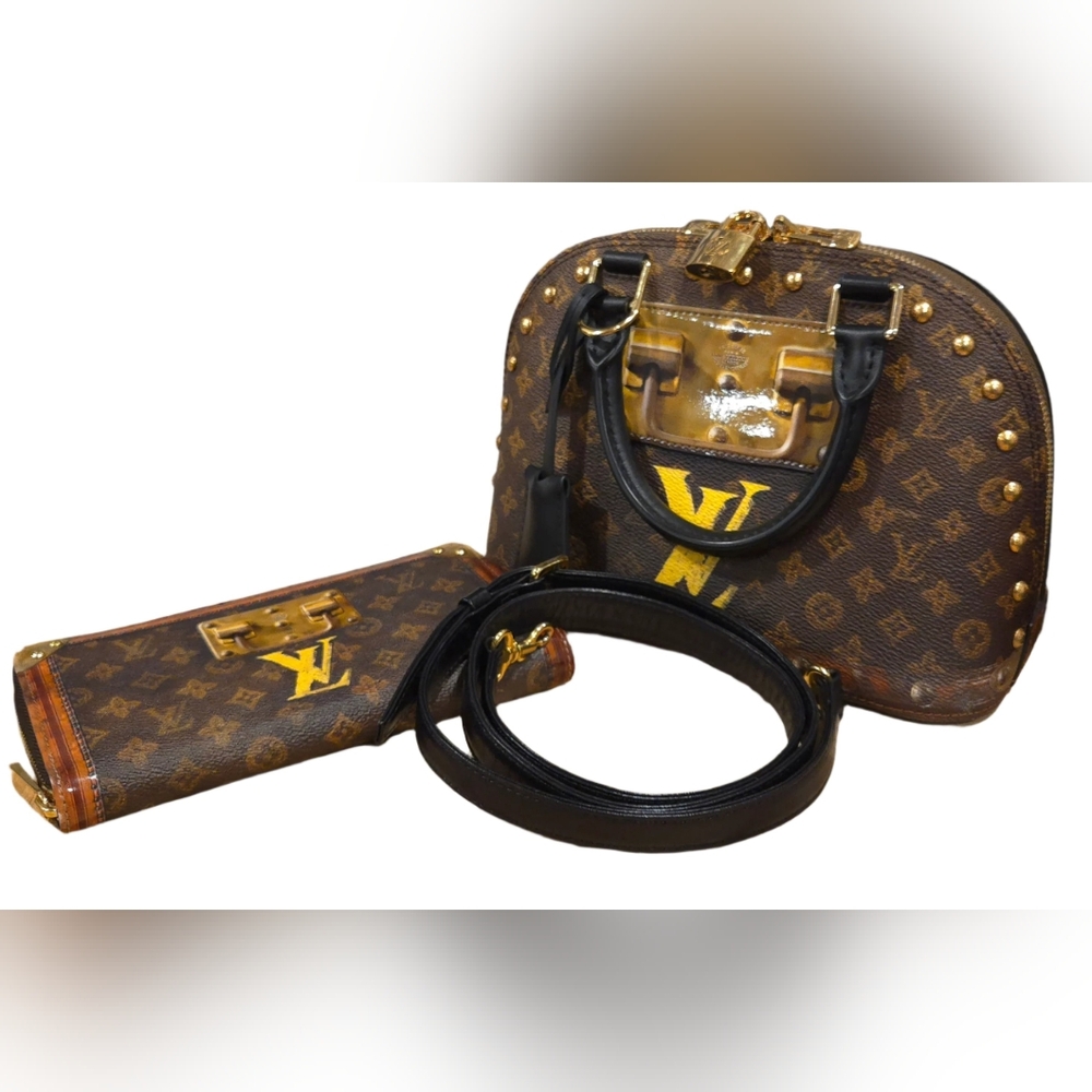 Louis Vuitton Alma BB Monogram Transformed Trunk - LIMITED EDITION COA INCLUDED - Picture 13 of 14